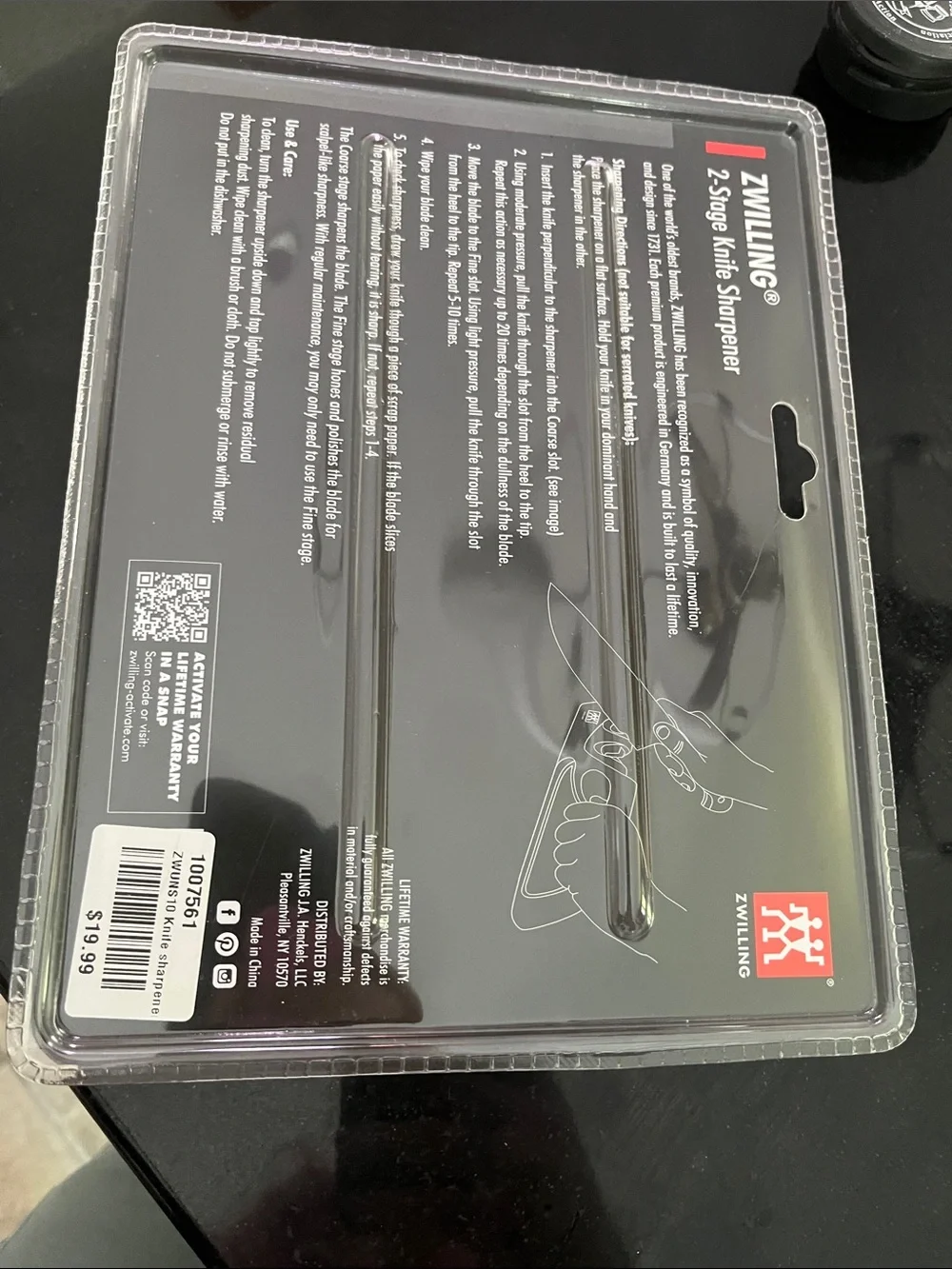 Zwilling two stage knife sharpener